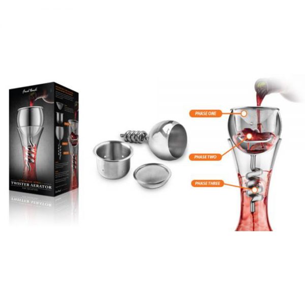 Aerator inox Twister 1 Aerator inox Twister 2